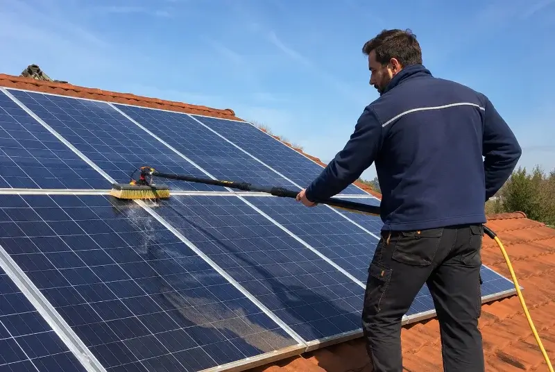 Nettoyage et entretien de panneaux solaires à Baracé