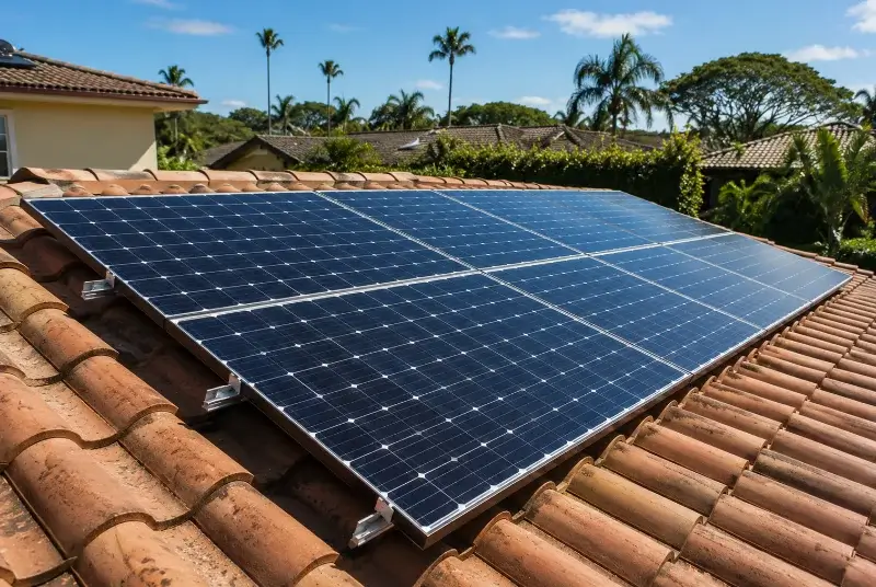 Installation de panneaux solaires à Baracé